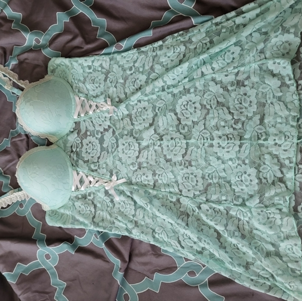 Sexy soft blue nighty